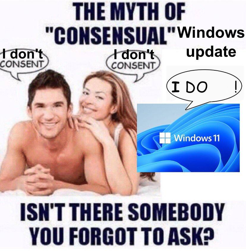 "СОНЗЕН CONSENT, 11 THERE SOMEBODY YOU FORGOT ТО ASK?