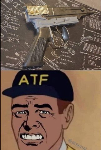 >you hate guns
>you get educated
>you join ATF
>several years of trainings
>you got shot by anon screaming "I HATE THE ANTICHRIST" from this abomination
>hell started for ya way before death itself, n