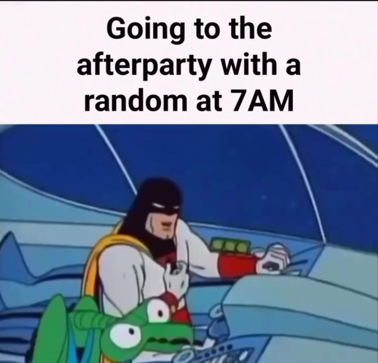 Going to the afterparty with a random at