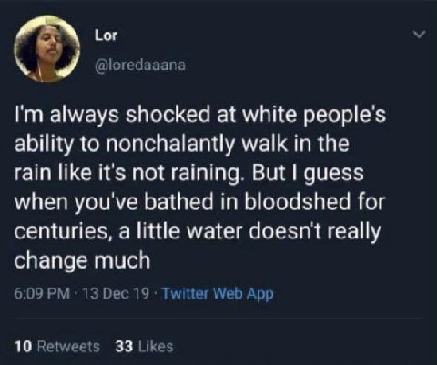 The wicked niggers melt in the rain