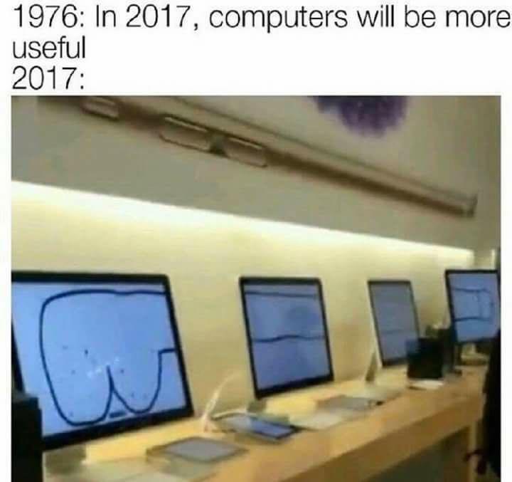 1976: In 2017, computers will be more useful