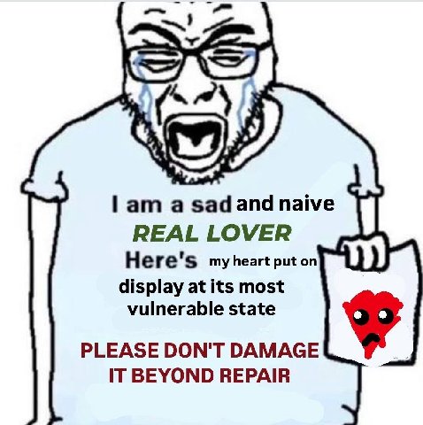 Гат а sadand naive REAL LOVER Here's myheart put on display at its most vulnerable state PLEASE DON'T DAMAGE IT BEYOND REPAIR