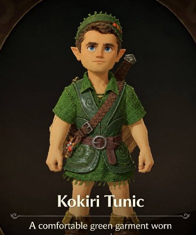 Коки Tunic А comfortable green garment worn