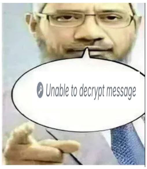 Unable to message