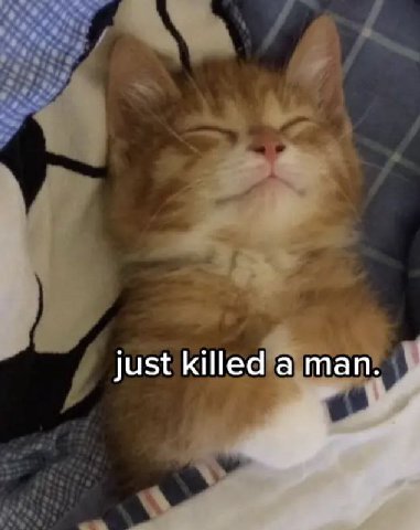 just killed a man.