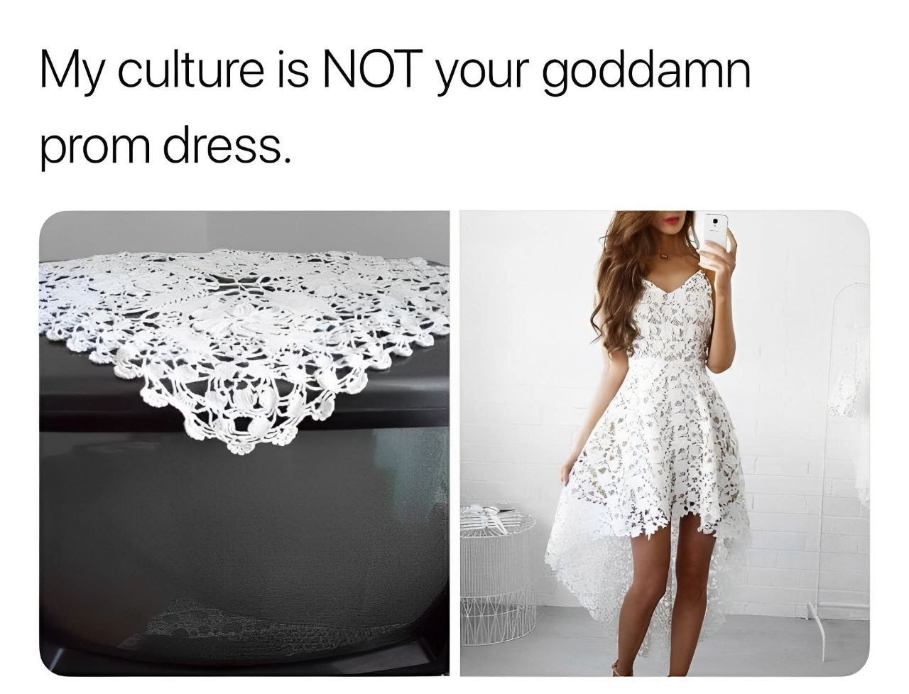 culture is NOT your goddamn dress.