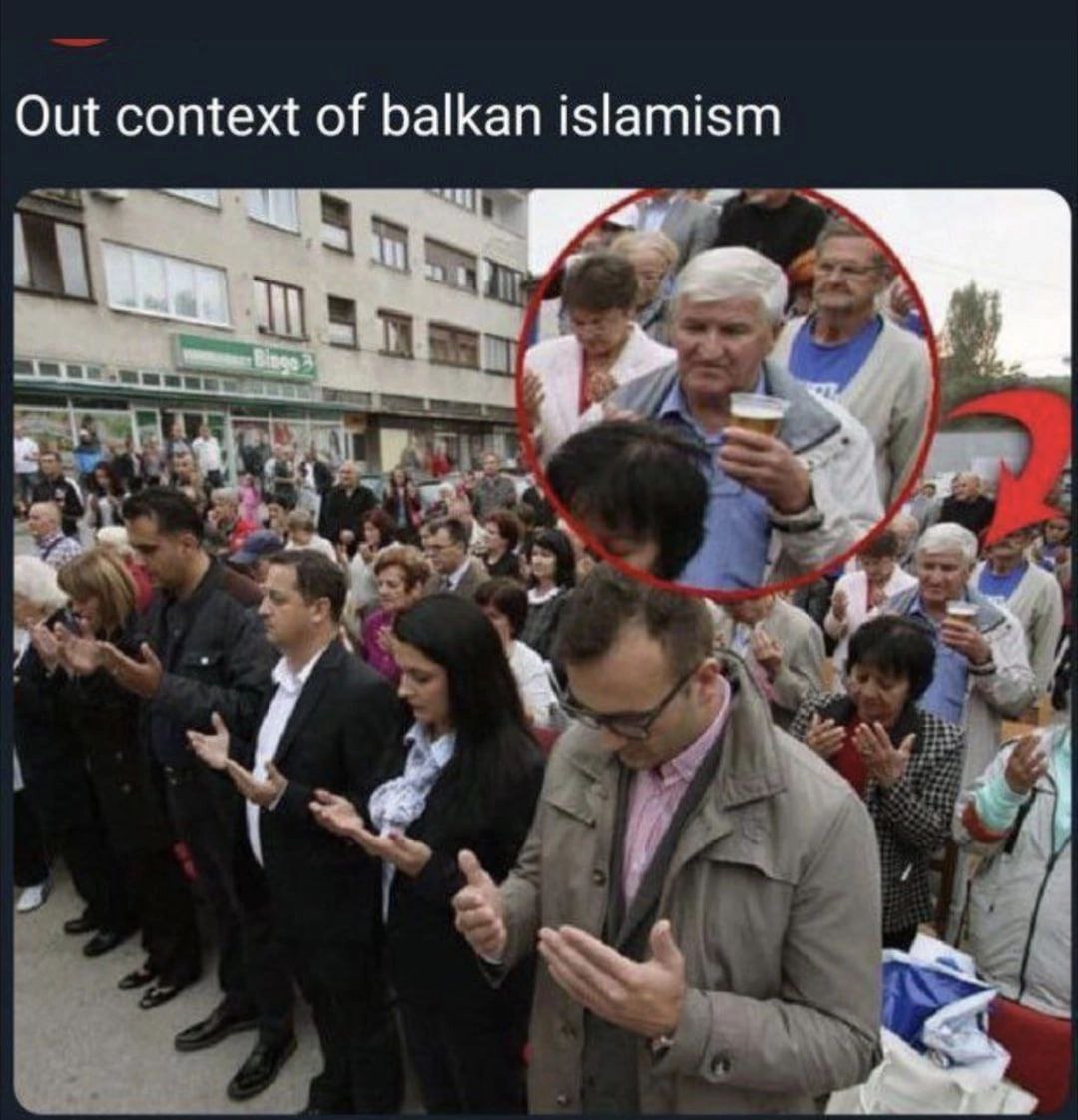 Out context of balkan islamism