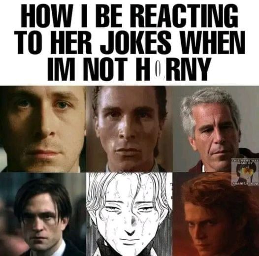 HOW BE REACTING ТО HER JOKES WHEN
