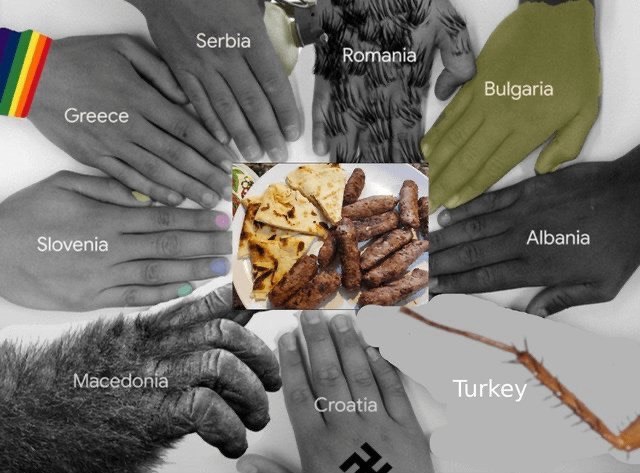 Serbia Romania i Bulgaria 3 Greece 4 Slovenia Albania Turkey