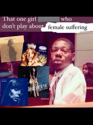 ‘That one girl who don’t play abo female suffering as