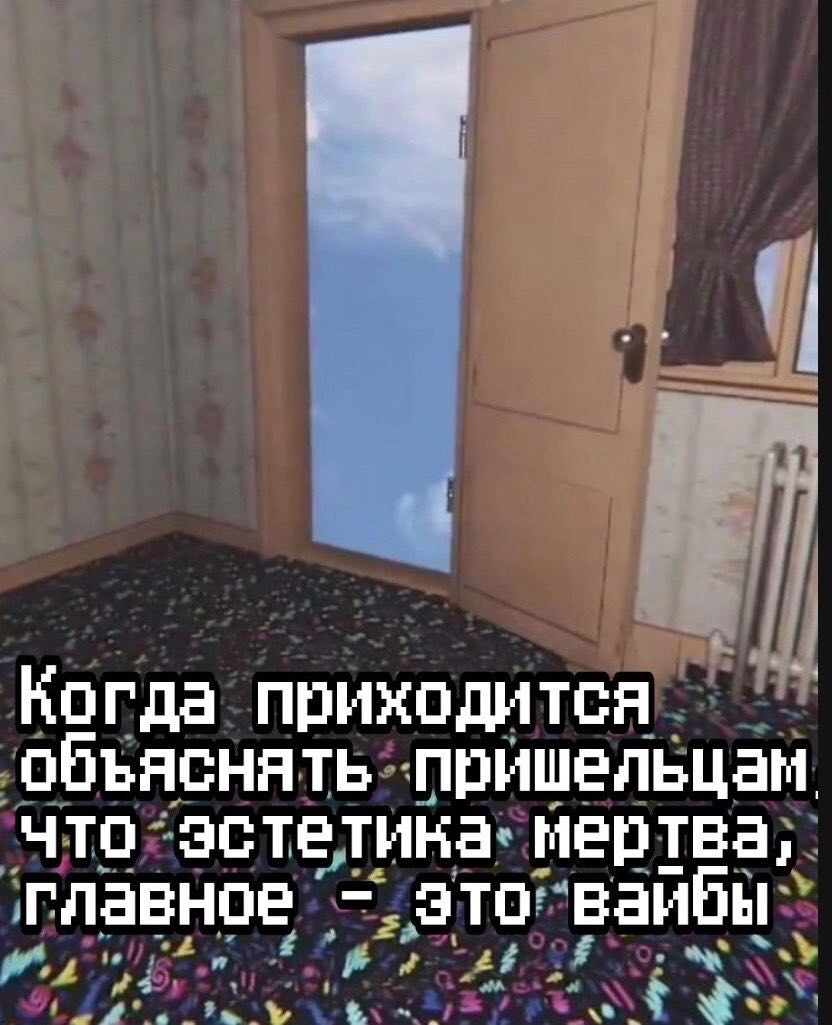 Когда приходится объяснять пришельцам что эстетива главное это ваибы
