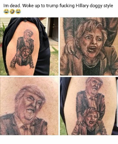 dead. Woke up to trump fucking Hillary doggy style 32