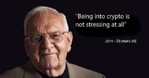 Being into crypto is not stressing at all" John 26 years old у 4