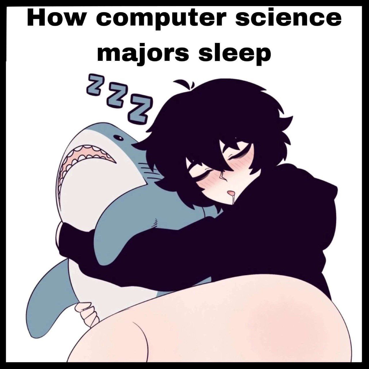 How computer science majors sleep