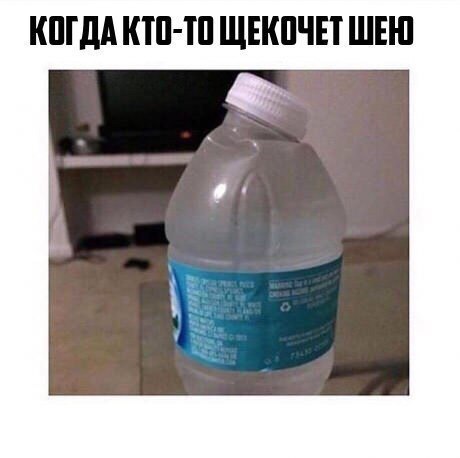 КОГДА КТО-ТО ЩЕКОЧЕТ ШЕЮ