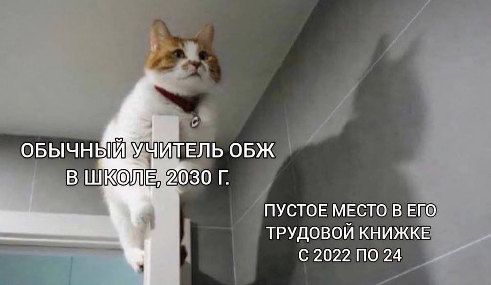 ОБЫЧНЫЙ ОБЖ В 2030 ПУСТОЕ МЕСТО В ЕГО ТРУДОВОЙ КНИЖКЕ С 2022 ПО 24