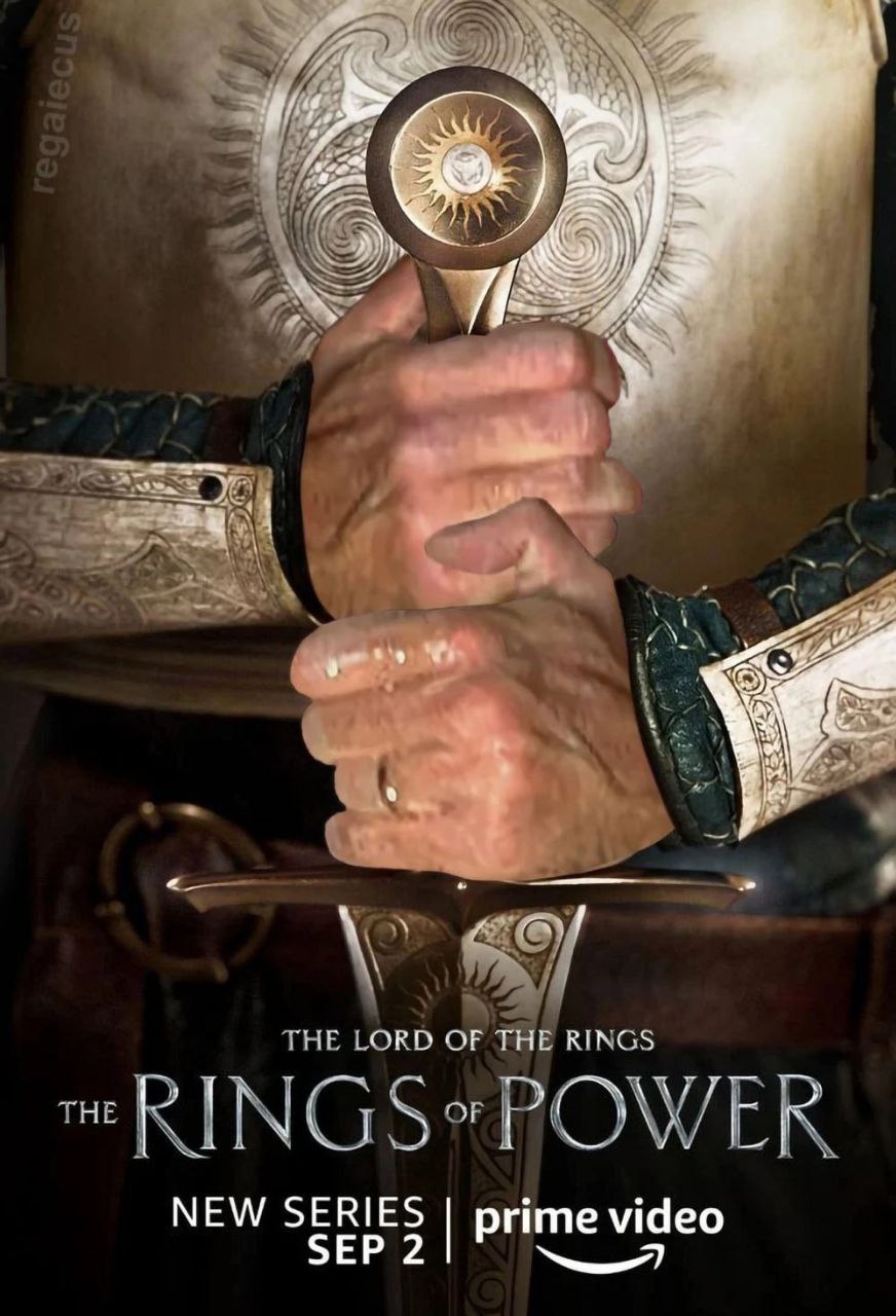 у к or ОВО OF THE RINGS PARTE В NEW SERIES prime video SEP 2