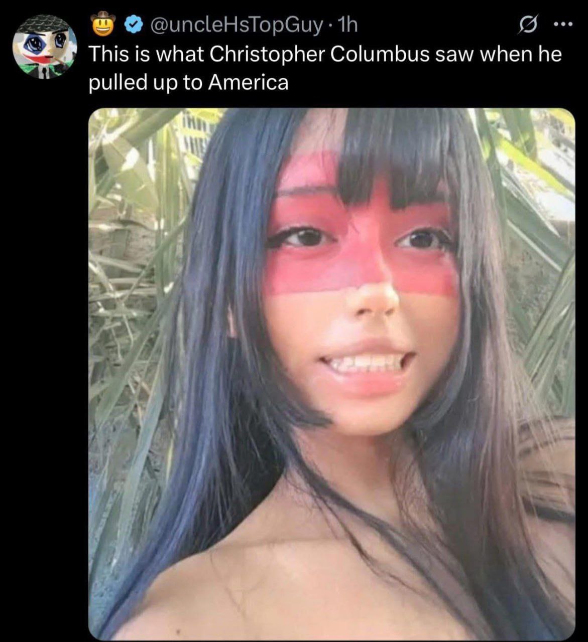 This is what Christopher Columbus saw when he pulled up to America