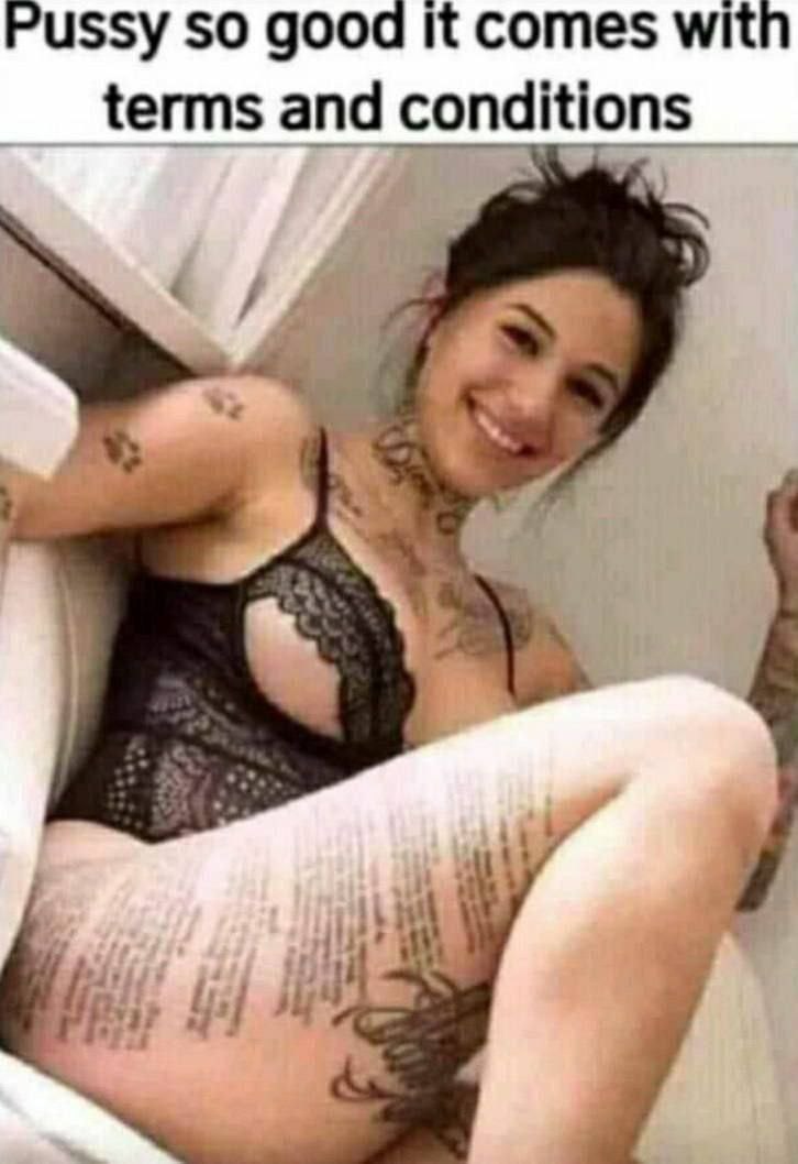 Pussy so good it comes with terms and conditions 4