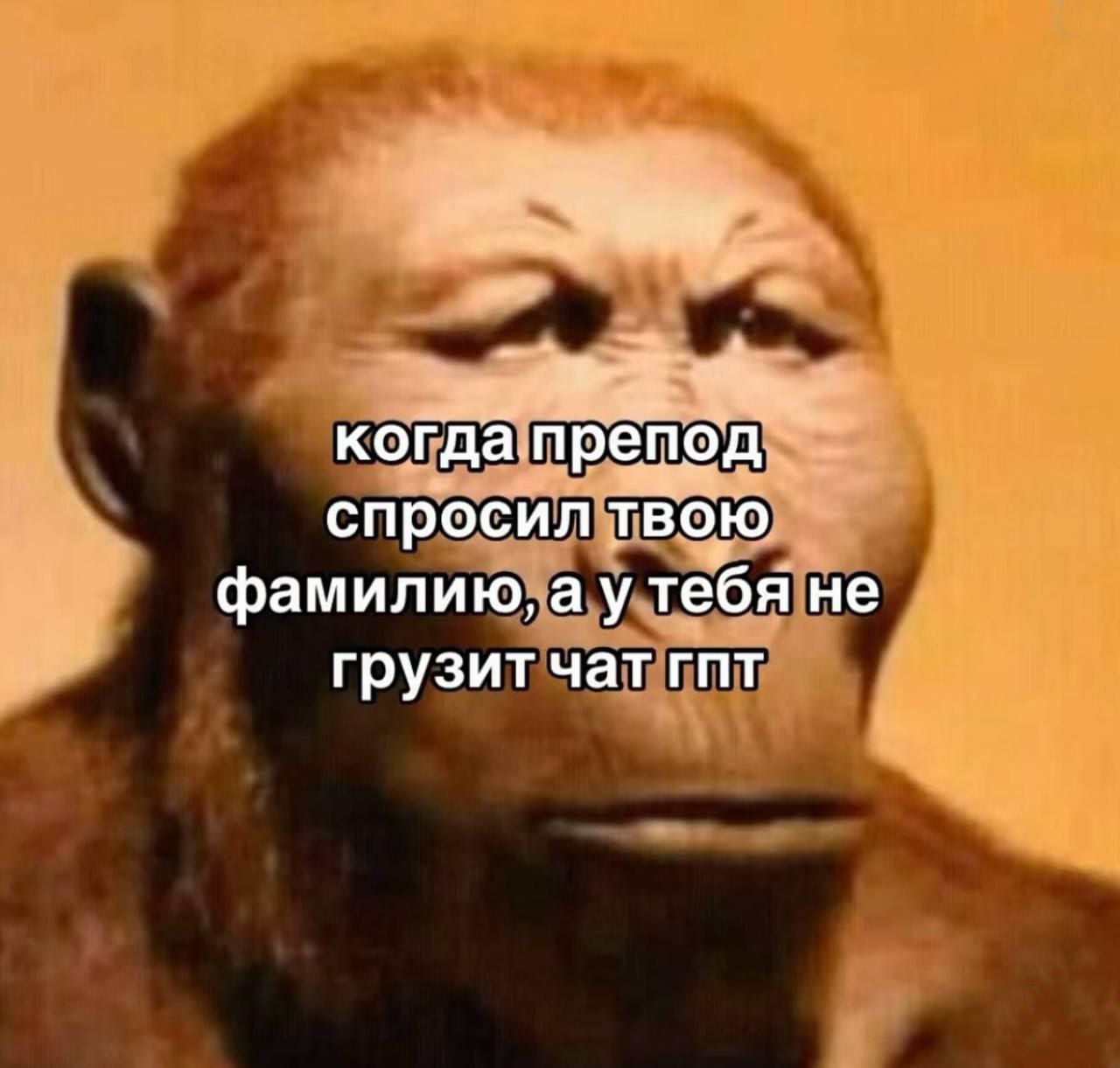 когда препод спросил твою фамилию, тебя не грузит чат гпт