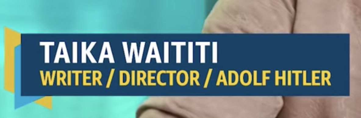 TAIKA WAITITI WRITER DIRECTOR ADOLF HITLER