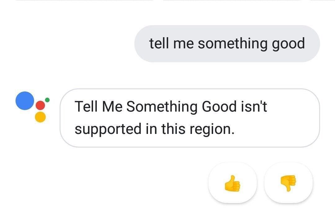 tell me something good Tell Me Something Good isnt supported in this region.