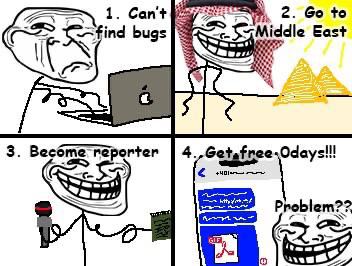 2. to 1. Cant find bugs 4Middle East 3. Become reporter Problem?? iF