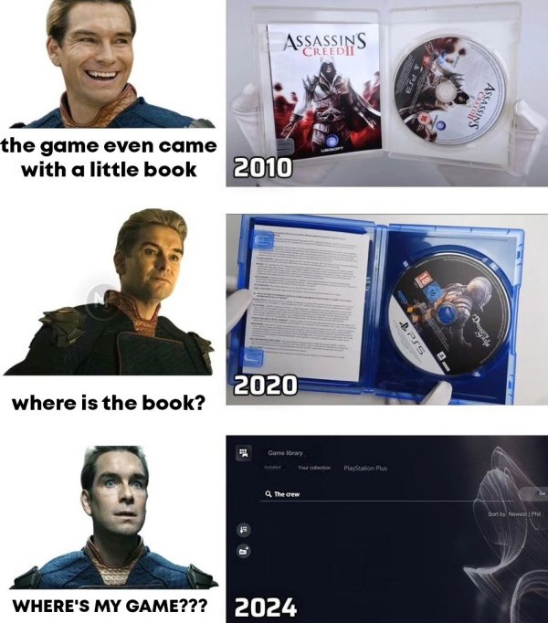 ASSASSINS И the even came with a little book 2010 у. 2020 where is the book? WHERE'S MY GAME??? 2024