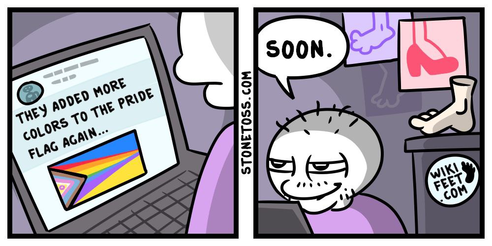 New comic: https://stonetoss.com/comic/foot-in-the-door/