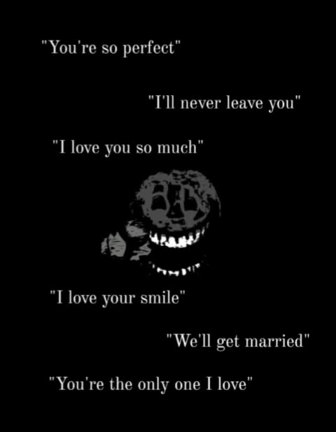 "Г never leave you"