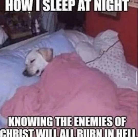 HUW NIGHT CHRIST RIIRN IN HELI KNOWING THE ENEMIES OF