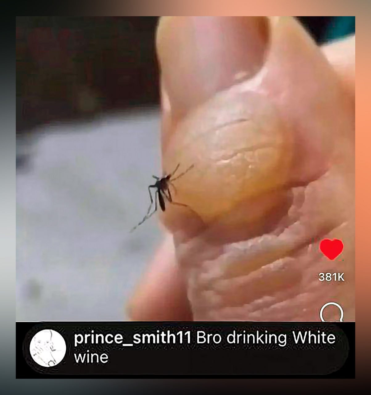 Вго drinking White wine