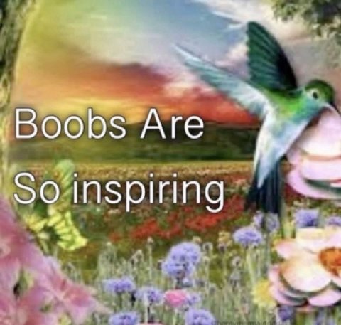 Boobs Are So inspiring