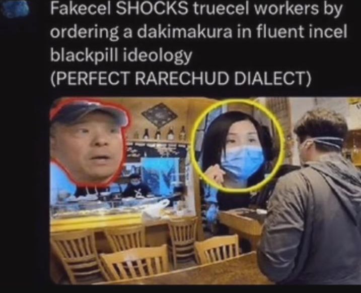 Fakecel SHOCKS truecel workers ordering a dakimakura in fluent incel blackpill ideology RARECHUD ARAS
