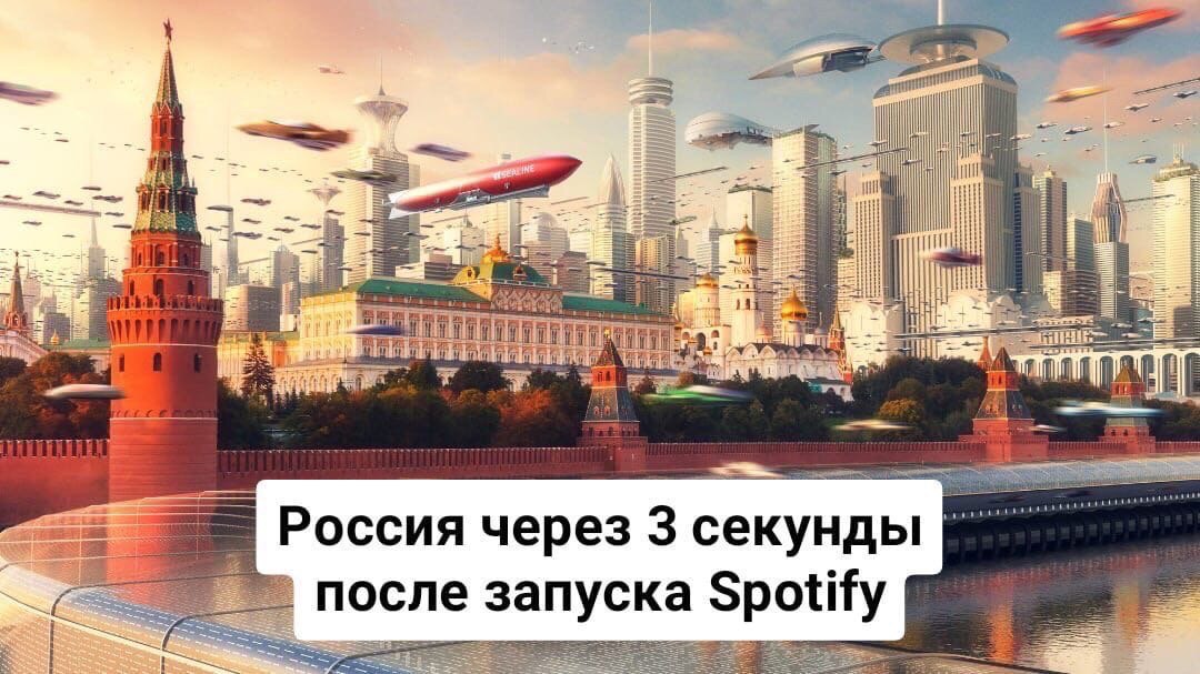 Res Россия через 3 секунды после запуска Spotify за