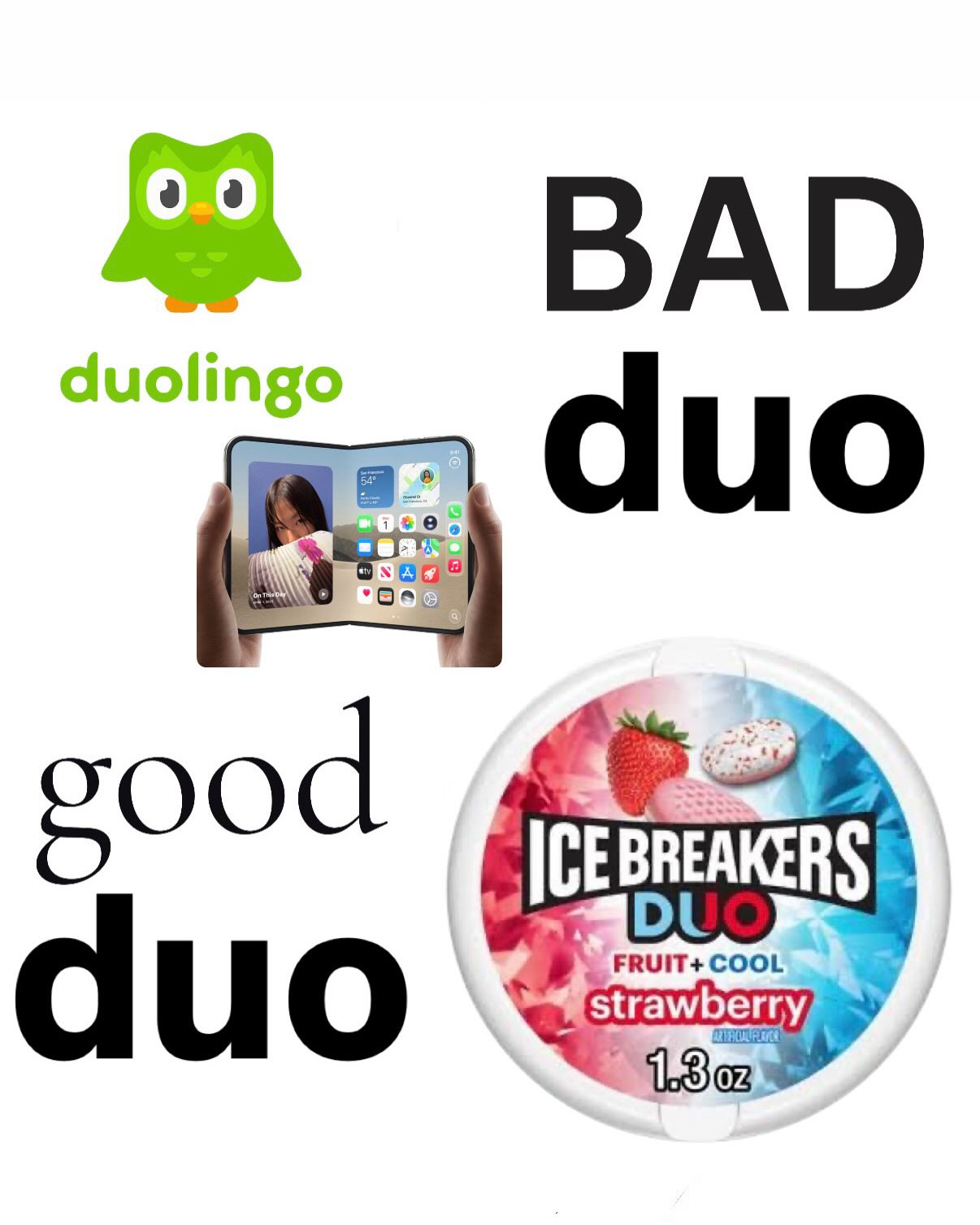 60 BAD Я good COOL duo