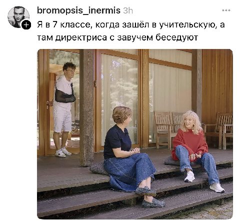 bromopsis_inermis 587 классе, когда зашёл в учительскую, а там директриса с завучем беседуют i a