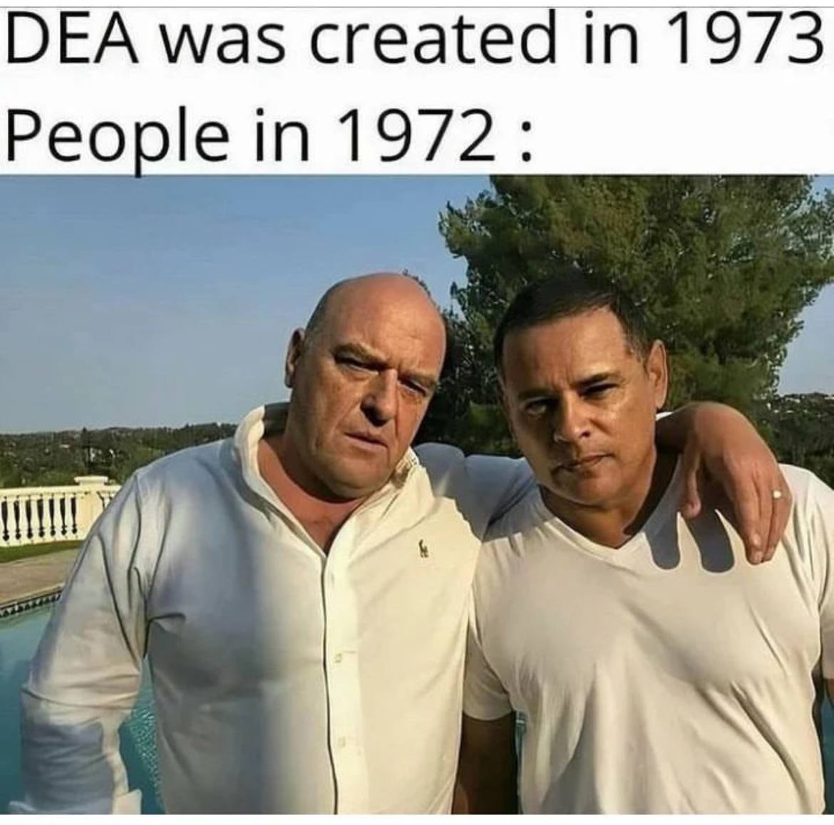 DEA was created in 1973 и