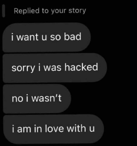 i want и so bad sorry was hacked по iam in love with