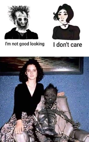 not good looking don't care