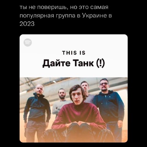 ты не поверишь, но это самая популярная группа в Украине в 2023 THIS IS Дайте Танк