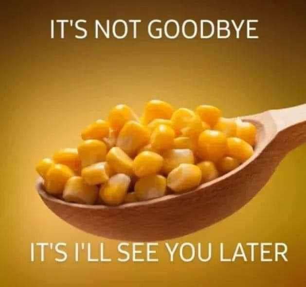 IT'S NOT GOODBYE IT'S SEE YOU LATER