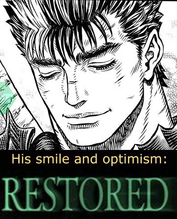 woe His smile and