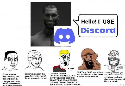 Hello! I USE Discord DON'T you DARE post videos The only website you stupid ZOGbot, Doesn't everybody that DISCORDTRANNY you found funny if they came are allowed to use is uses Discord troon out? they