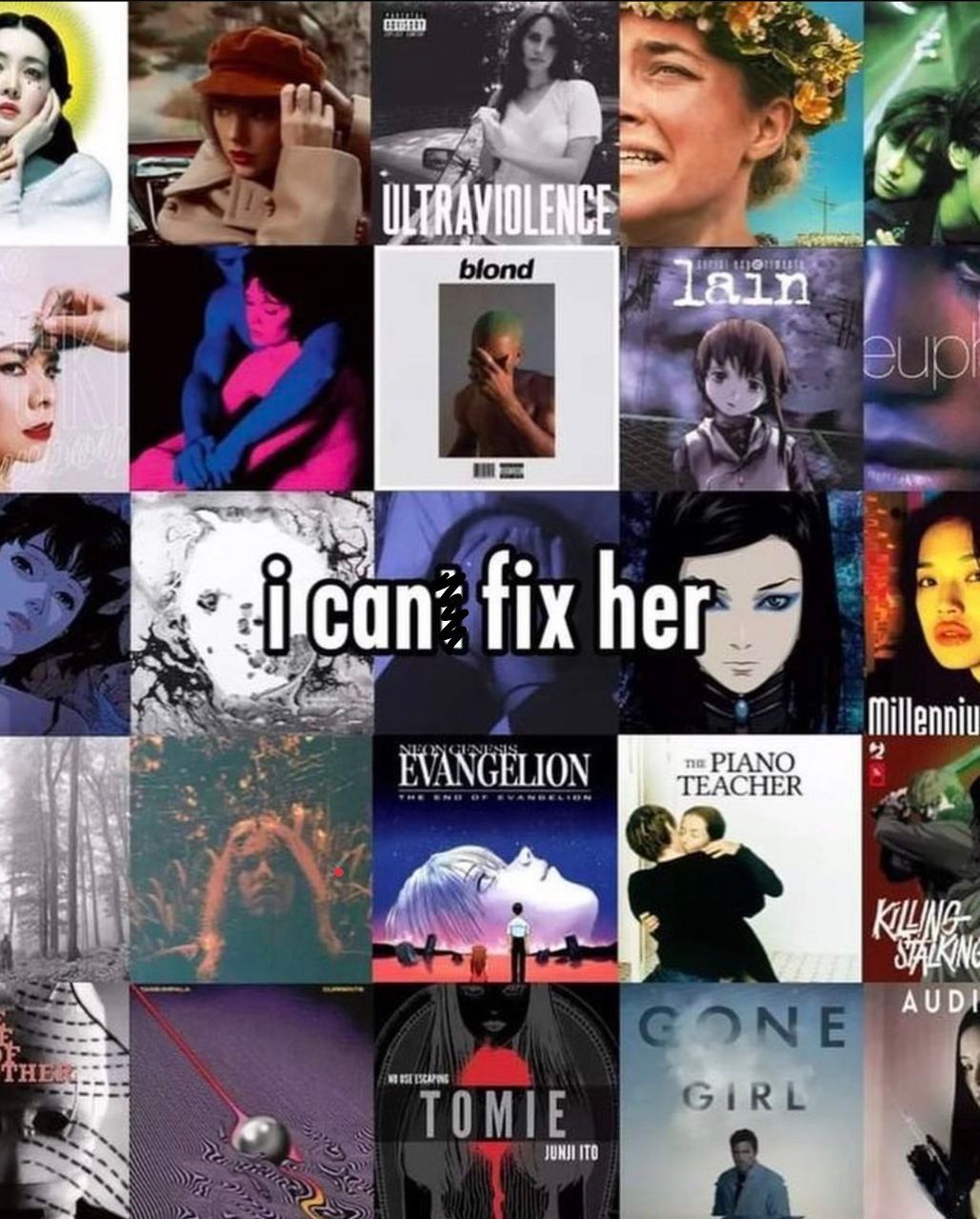 2 lain a fix he EVANGELION TEACHER PLANO и he A AUDI ITD