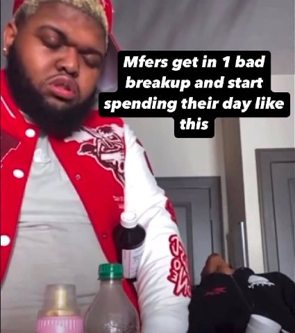 Mfers get in 1 bad breakup and start spending their day like this 3