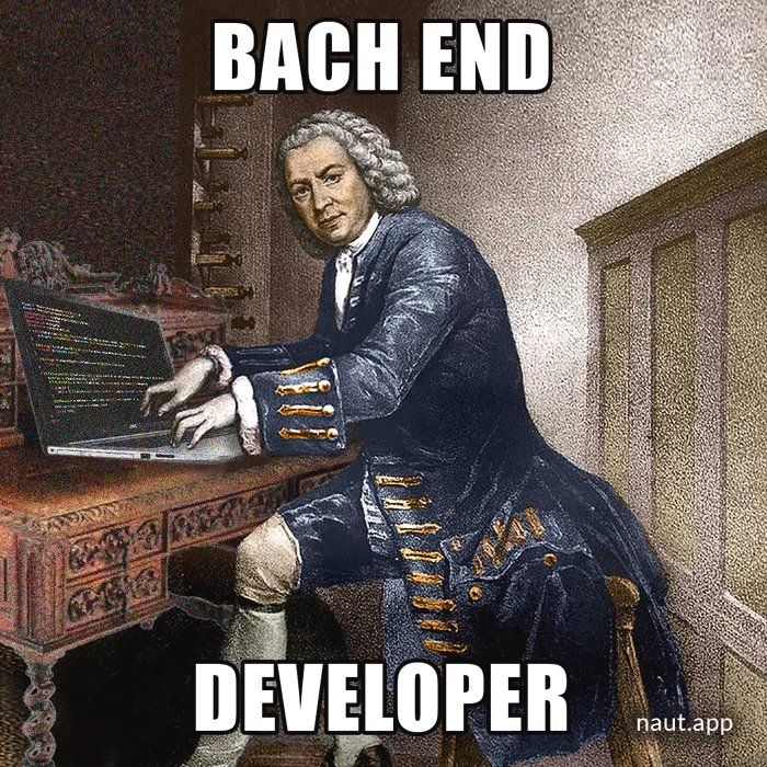 У BACH END a и Я С к в DEVELOPER