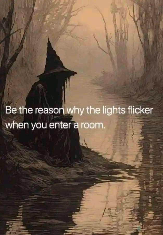the reason why the lights flicker when you enter