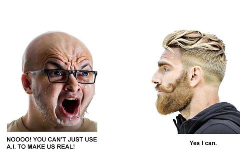 NOOOO! YOU CAN’T JUST USE А.1. TO MAKE REAL! Yes can.