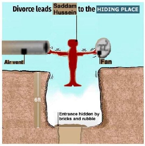 Divorce leads to the Entrance hidden bricks and rubble i